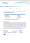 Financial Calendar 2014